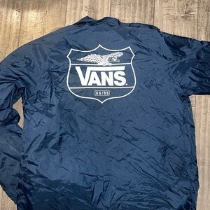 Vans Dark Blue Windbreaker Jacket